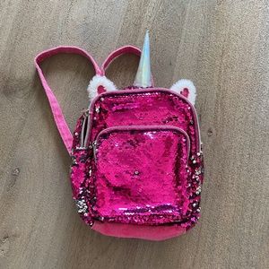 Sequin Unicorn Adjustable Backpack -M1